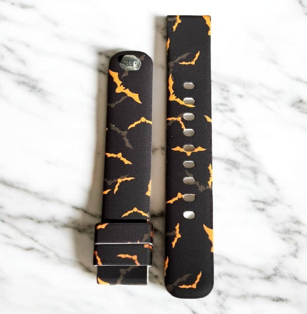 Silikonski pašček "Halloween" za Samsung Galaxy Watch 5/4 (40 / 44 mm)/ 3 (41mm)/Active 2 (40/44mm) – Infostyle