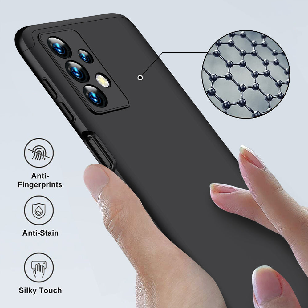 GKK 360 ovitek za Samsung Galaxy A72 - črna