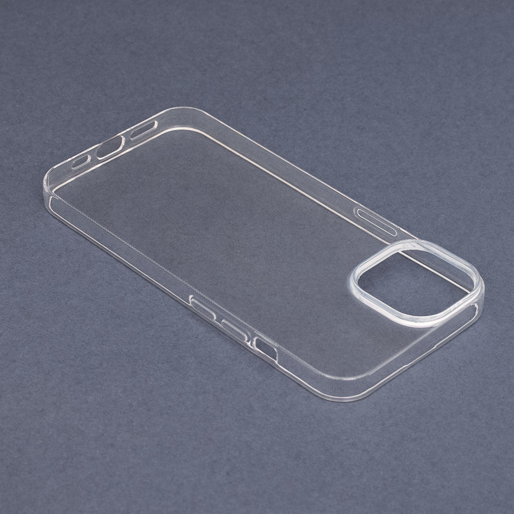 Silikonski ovitek za iPhone 14 Plus (2mm)/15 Plus - Prozoren – Techsuit