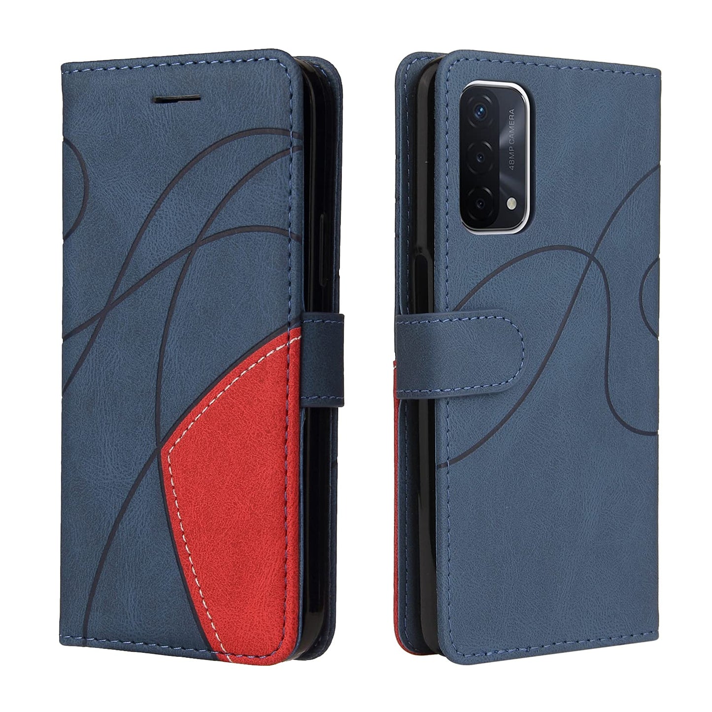 Preklopna torbica Sony Xperia 10 II – denarnica, stojalo, moder ovitek