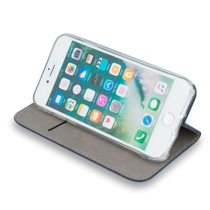 Magnetic Flip Case for Honor 600 Lite - Dark Blue