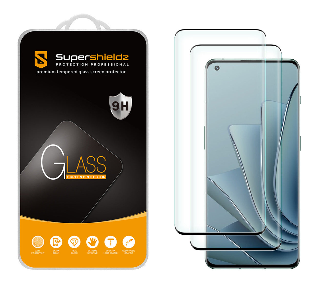 Carantee Screen Protector for OnePlus 8 Pro – 2 Pack