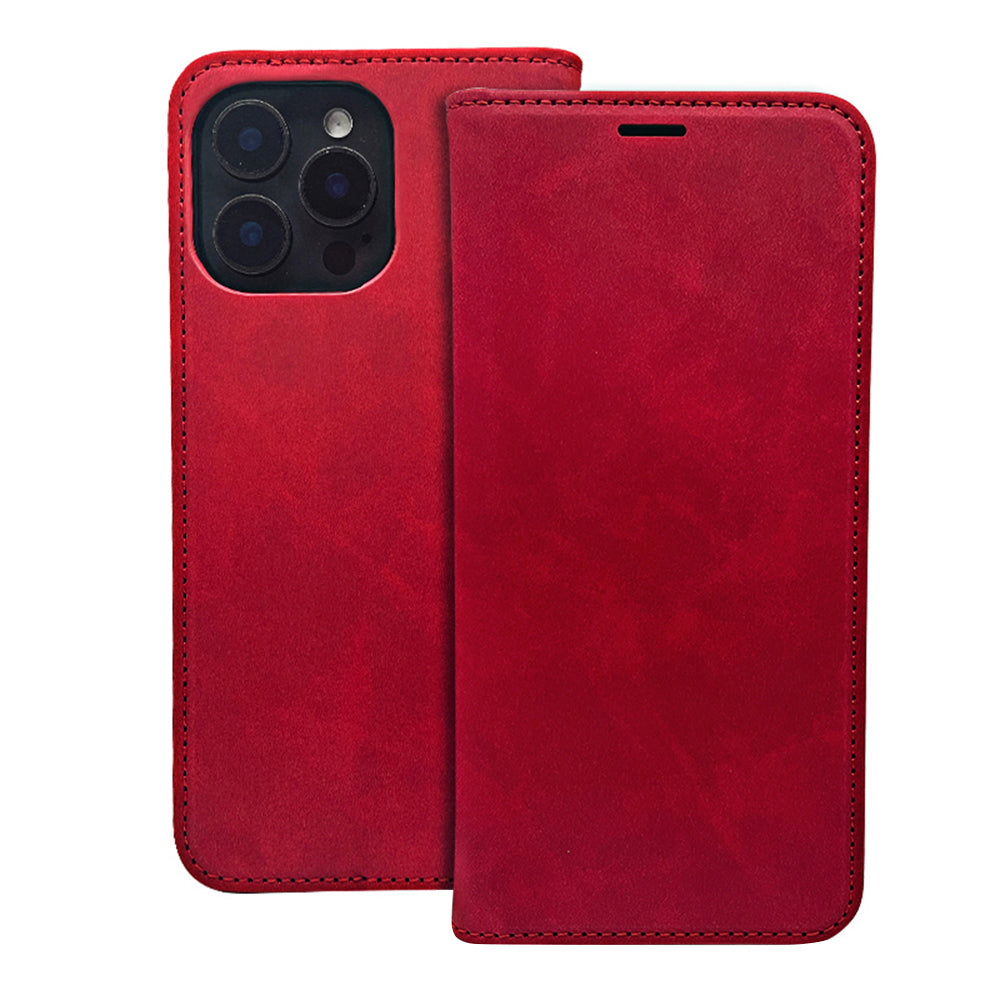 Preklopna torbica Smart Suede rdeča Samsung Galaxy A36 A37