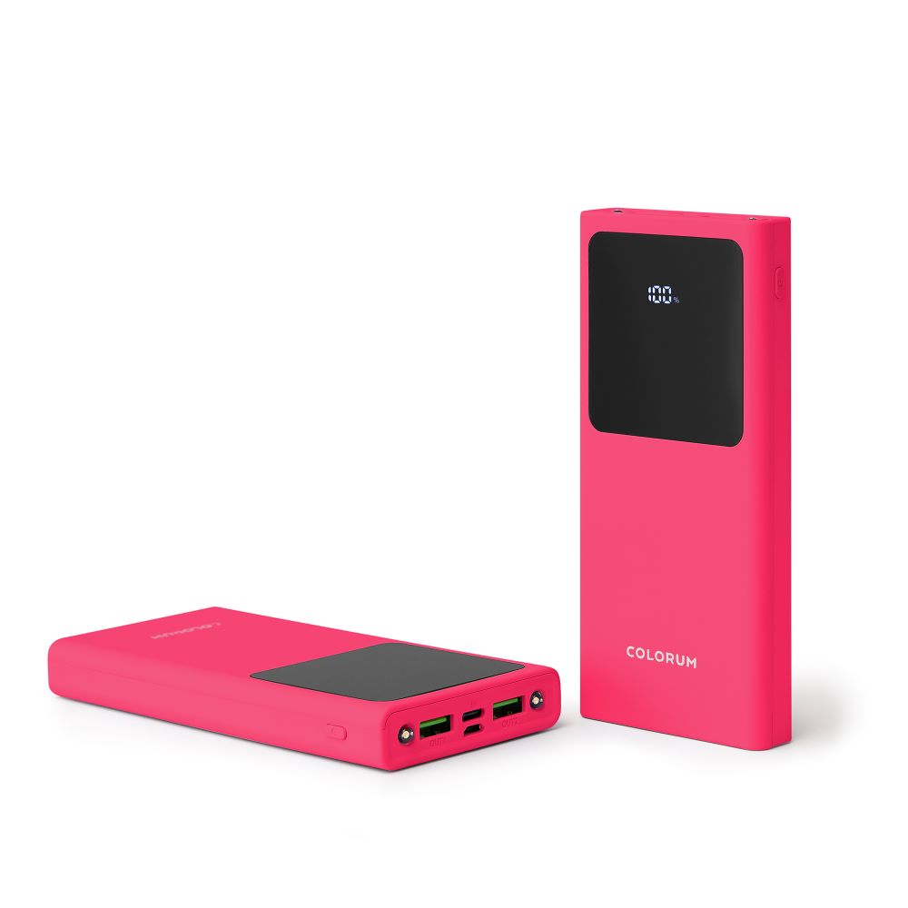 Power bank Colorum CPB10-02, 10.000 mAh – magenta