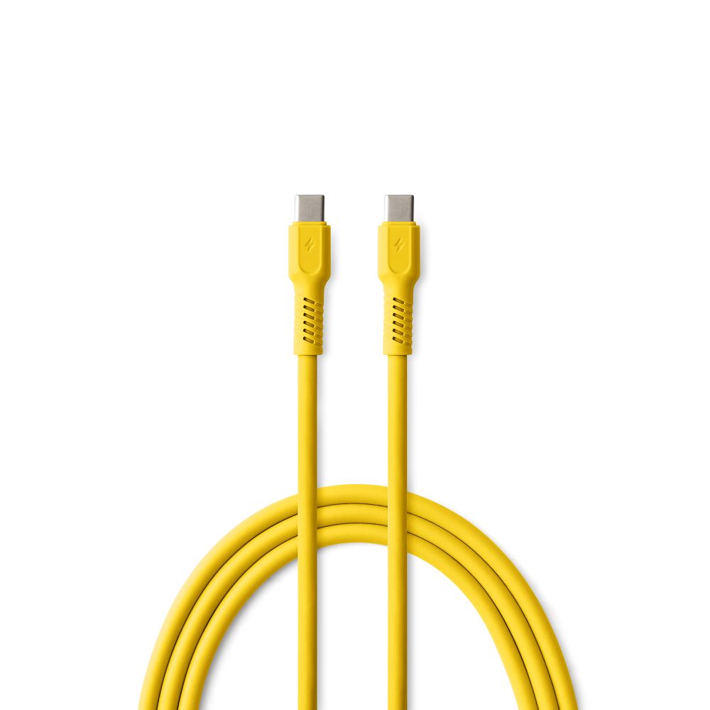 Forever USB-C na USB-C kabel 60W 1,8m rumen