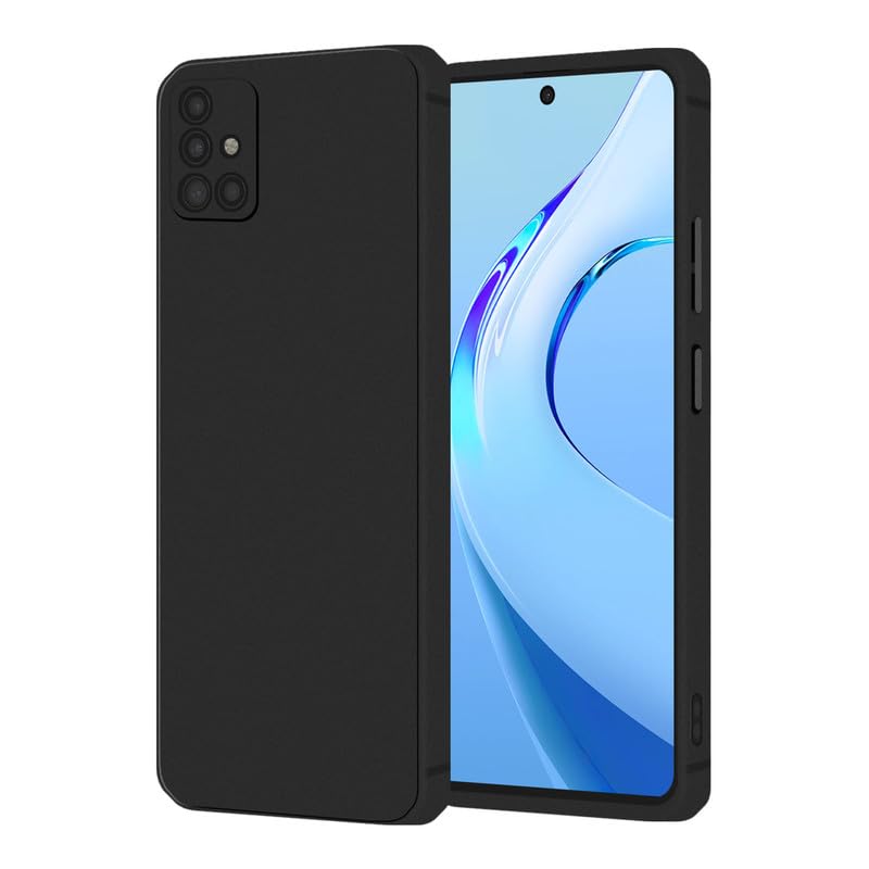 Silikonski ovitek SkyKeep za Samsung Galaxy A71, èrna barva