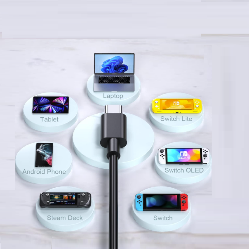 Hišni polnilec "Switch 45W" s kablom USB C – Infostyle