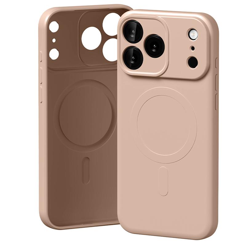 Ovitek za iPhone 17 Pro Max / 18 Pro Max, Mercury MagSafe, roza pesek