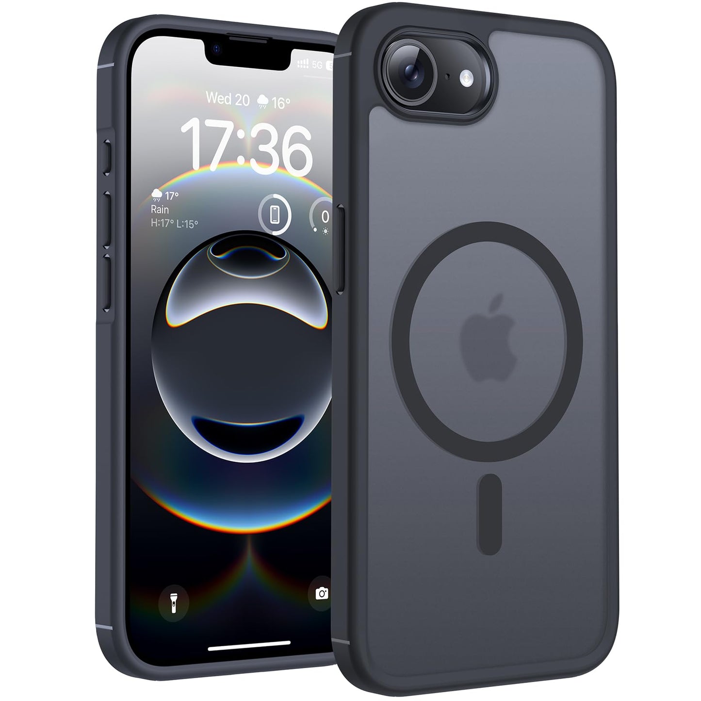 TOCOLMagSafeovitekza iPhone16e-črna