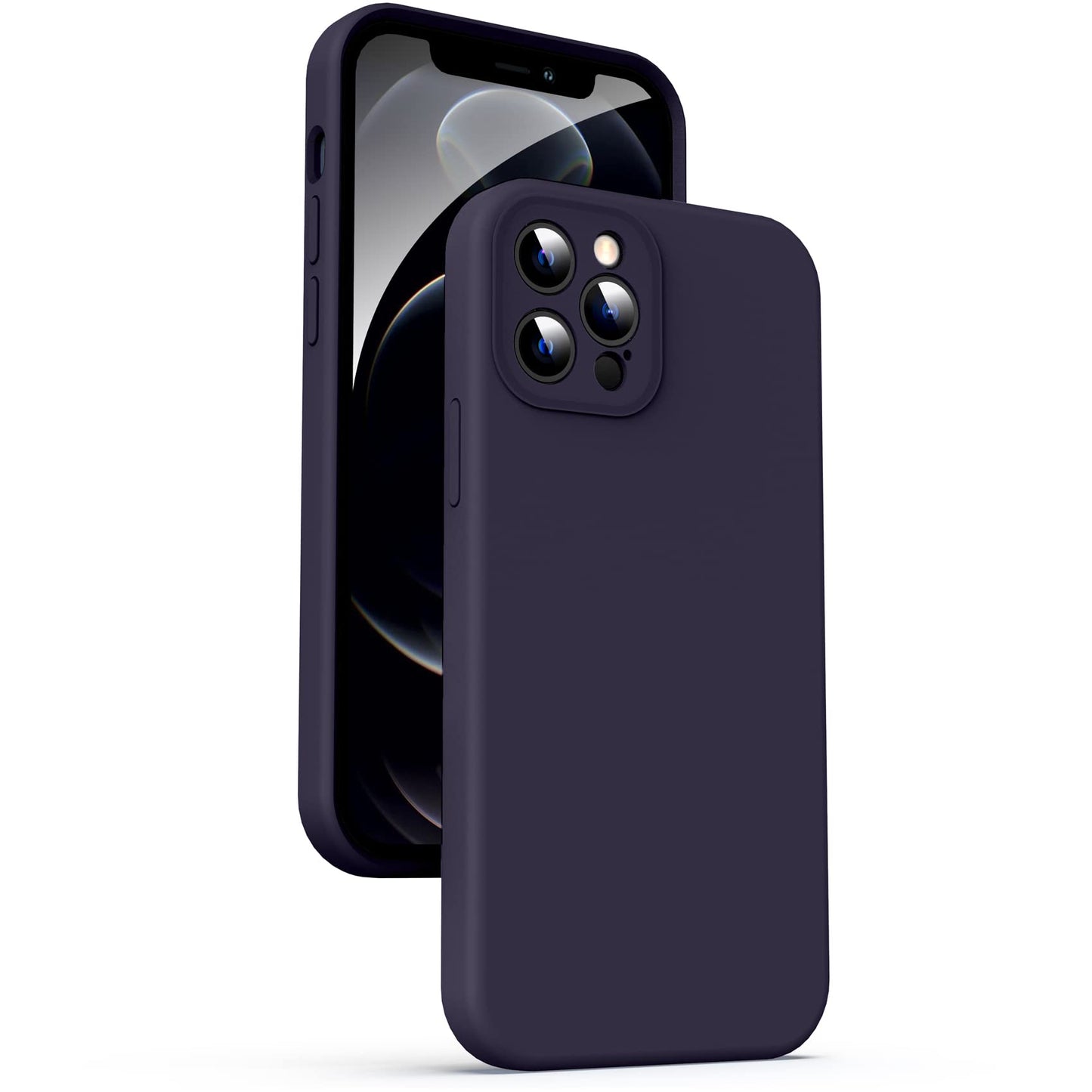 Supdeal silikonski ovitek za iPhone 12 Pro v temno vijolièni barvi
