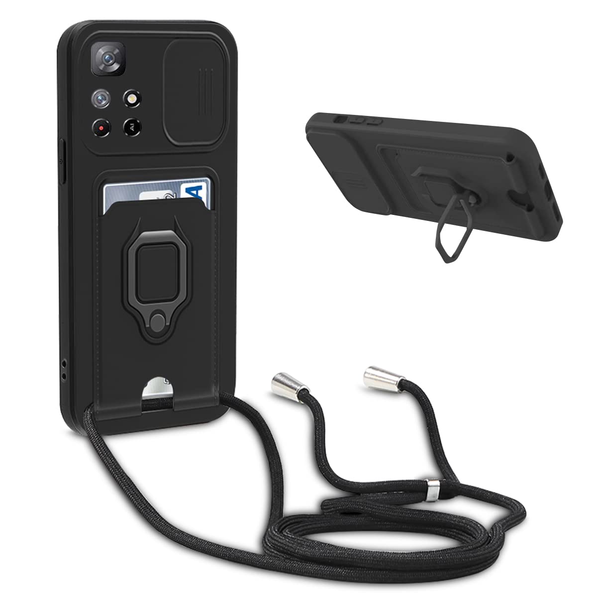 Ovitek-Bigcousin-z-vrvico-Xiaomi-Poco-M4-Pro-5G-Redmi-Note-11-5G-crna