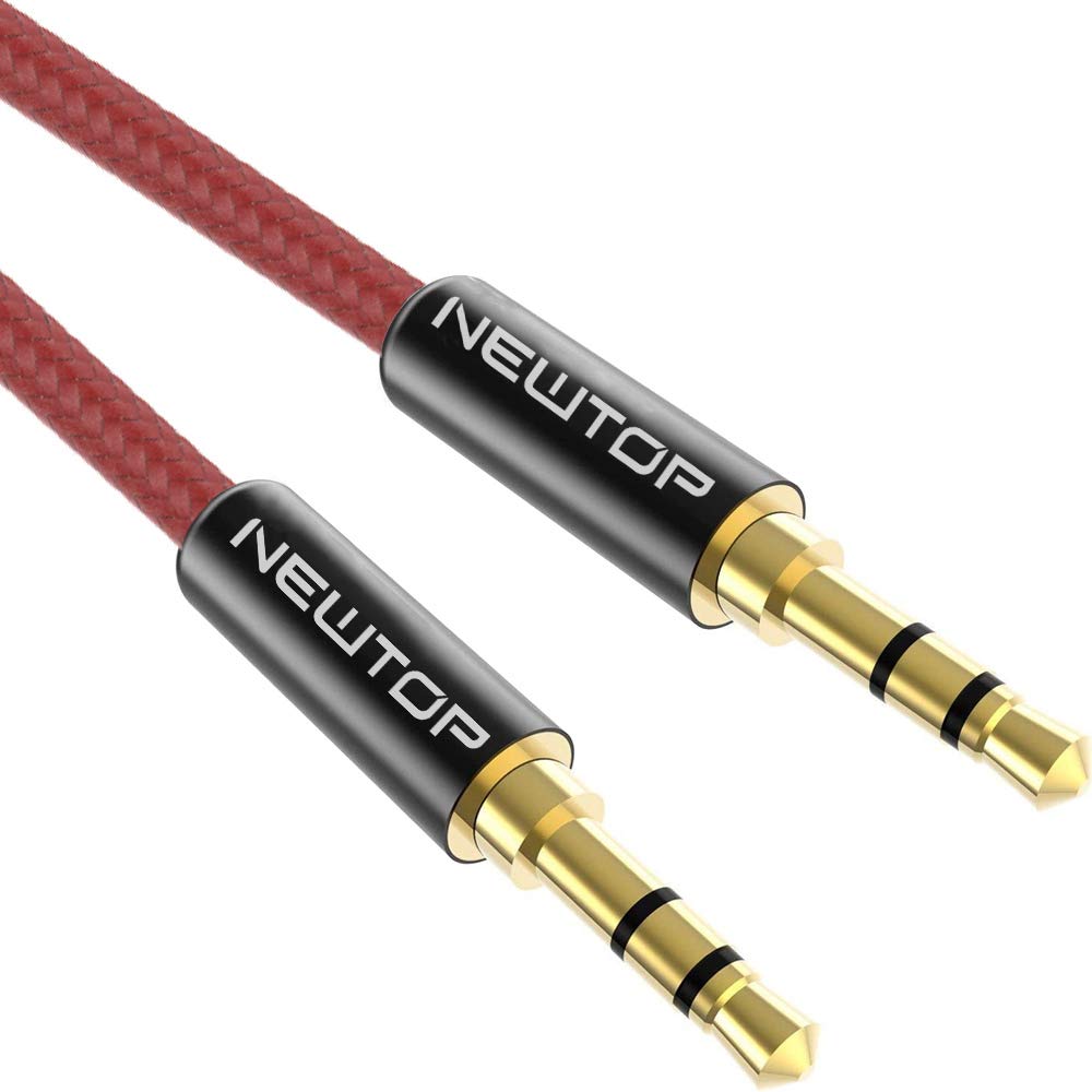 Newtop-stereo-audio-AUX-kabel-jack-3-5mm-rdeca-1m