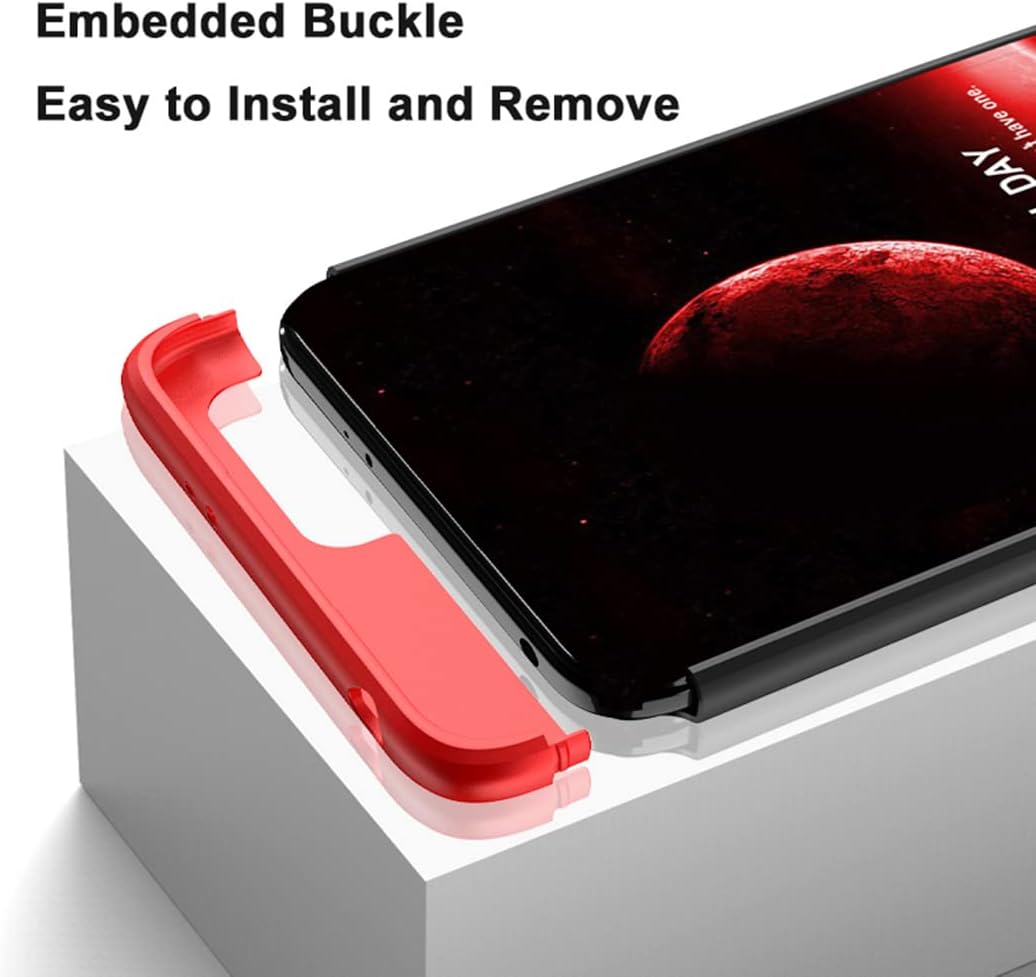 HAOYE ovitek za Xiaomi Redmi Note 12 Pro – mat TPU + PC zaščitni ovitek proti udarcem, svilnat občutek, srebrno-črna