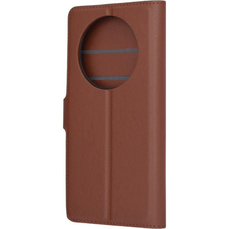 Preklopna torbica za telefon 'Leather Follo' Honor Magic6 Lite, rjava – Techsuit