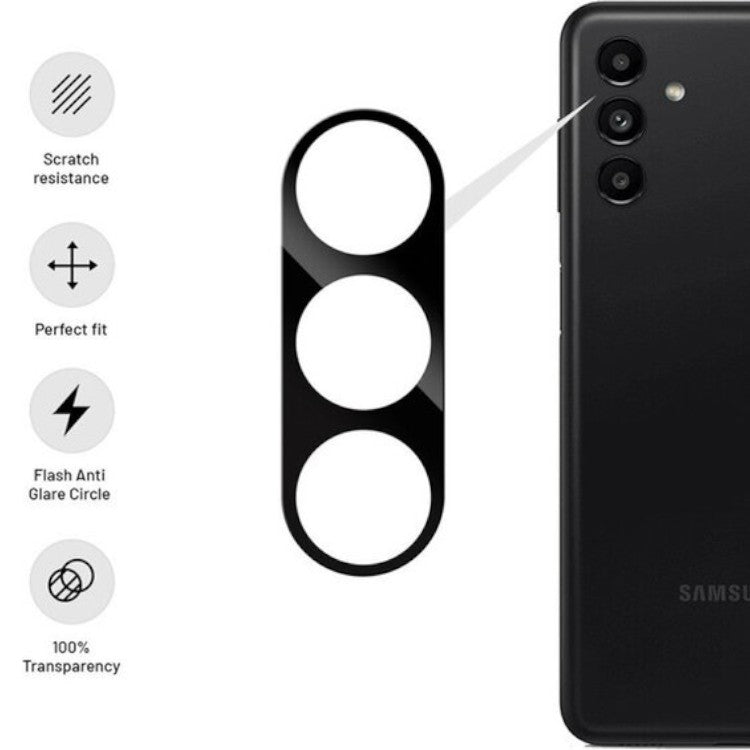 Zaščitno steklo za kamero Samsung Galaxy S23, črna – Techsuit