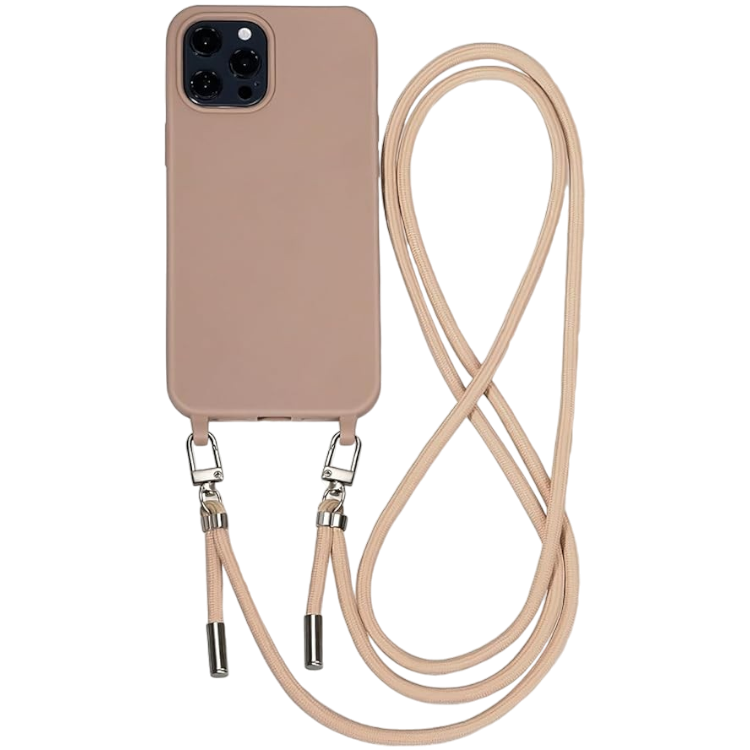 Ovitek "Galful z vrvico" za iPhone 15 Pro Max, bež