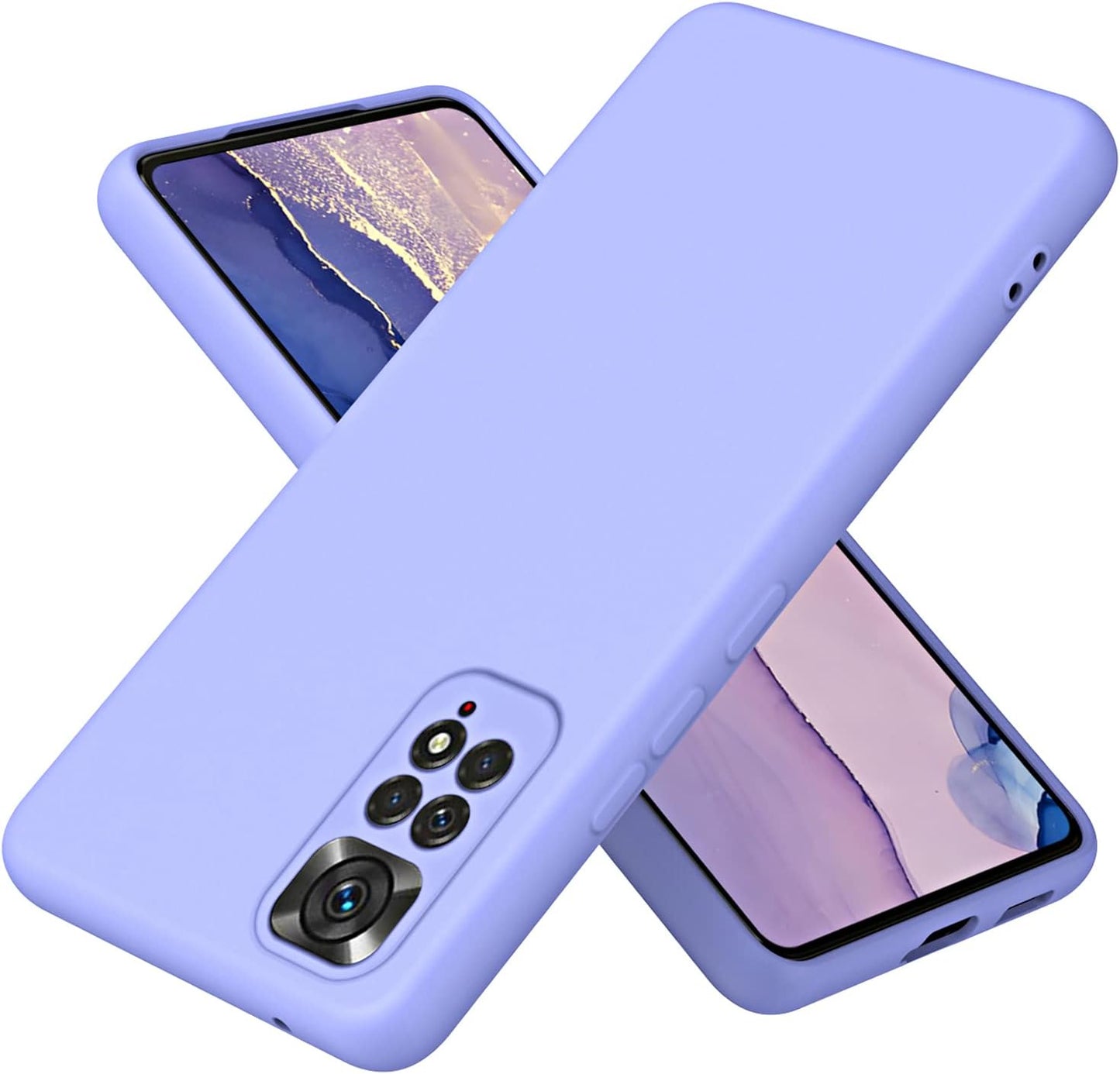 Infostyle zaščitni ovitek + zaščitno steklo Yipsur za Xiaomi Redmi Note 11 / 11s 4G – vijolična