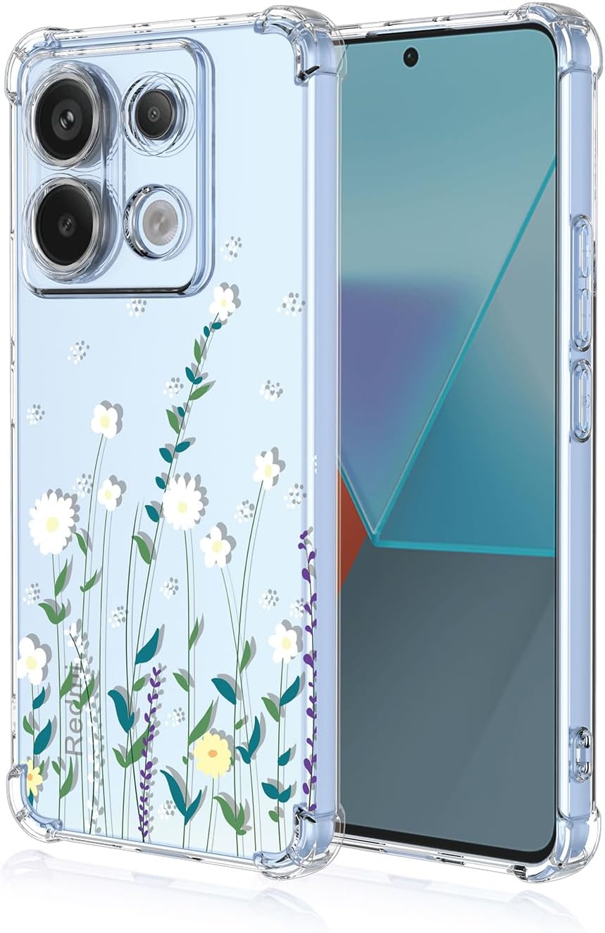 Prozoren ovitek Little White Flower za Xiaomi 13T / 13T Pro