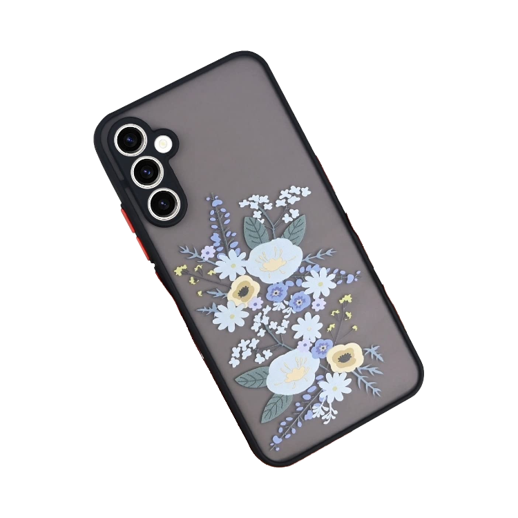 Ovitek za telefon "Flowers" Samsung Galaxy A34 5G – Infostyle – Črna