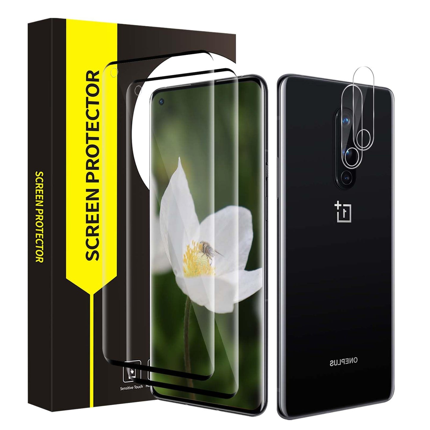 Infostyle Bodyguard zaščitno steklo + zaščita kamere za OnePlus 8 Pro (2+2)