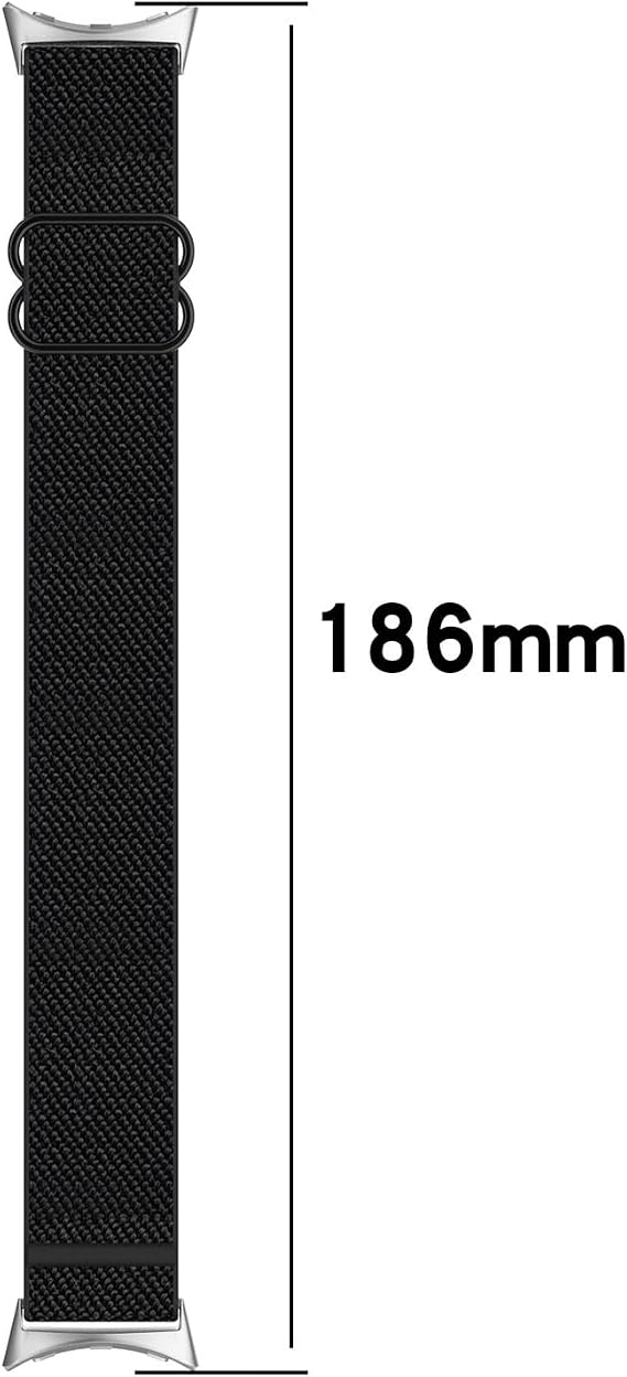 LOKEKE najlonski pašček za Google Pixel Watch 2 / Pixel Watch - Črna