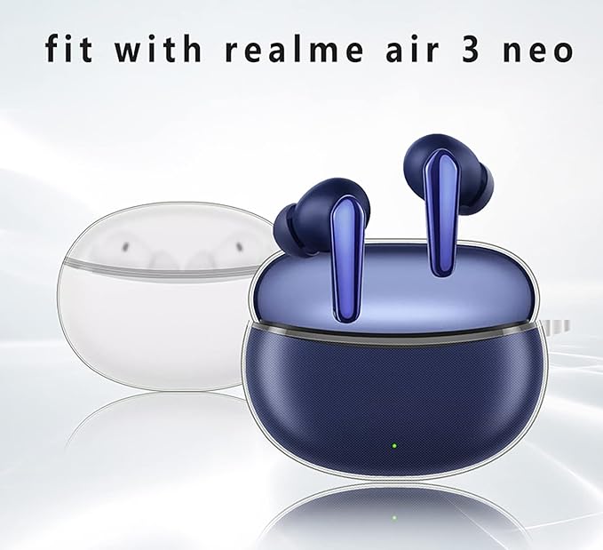 GIOPUEY prozirna futrola za Realme Buds Air 3 Neo – ultra tanka futrola