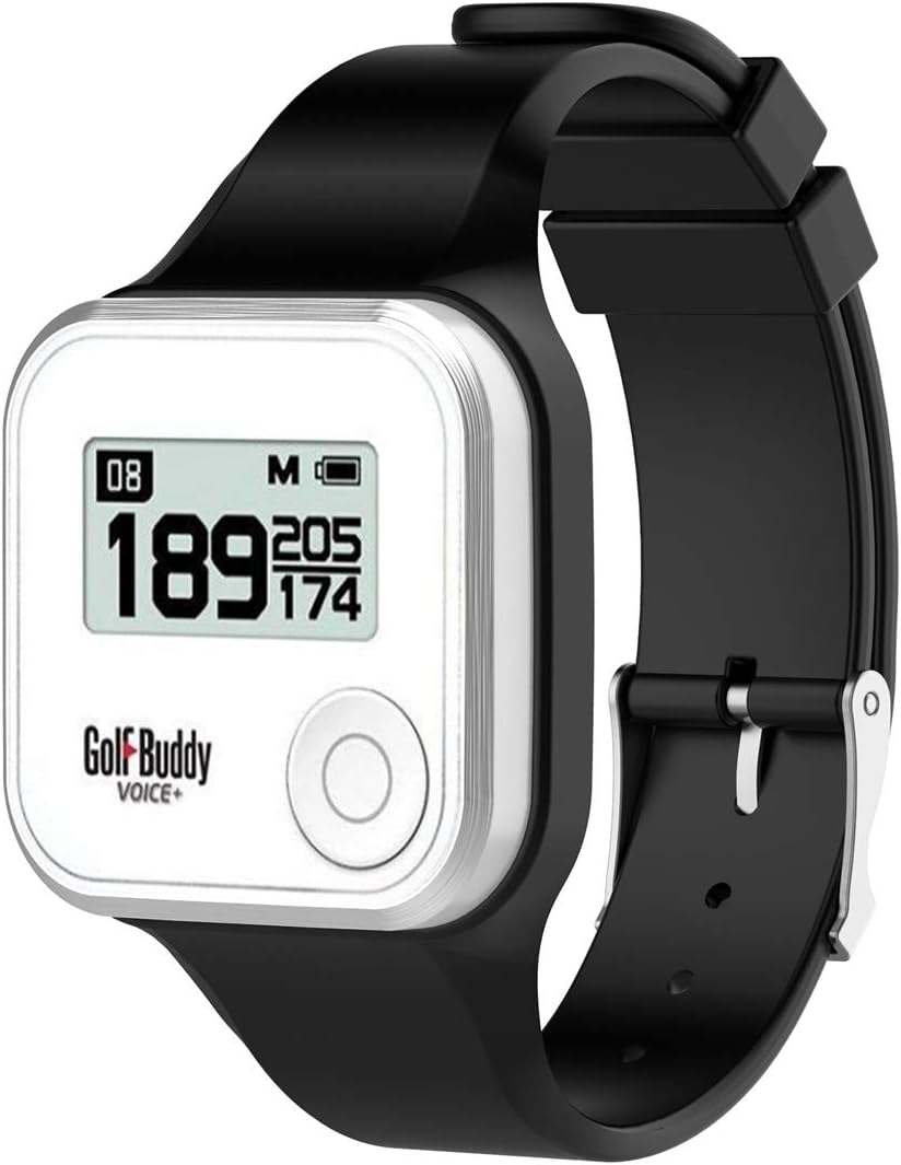 Silikonski pašček LOKEKE za GolfBuddy Voice 2 GPS – črn nadomestni trak