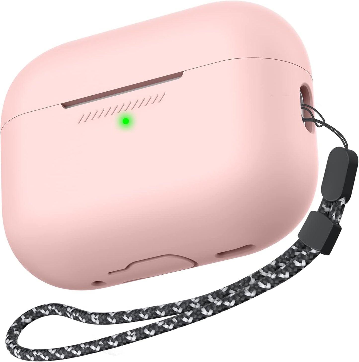 Silikonski ovitek za slušalke "Skin" s paščkom za AirPods Pro 2 – Ahastyle