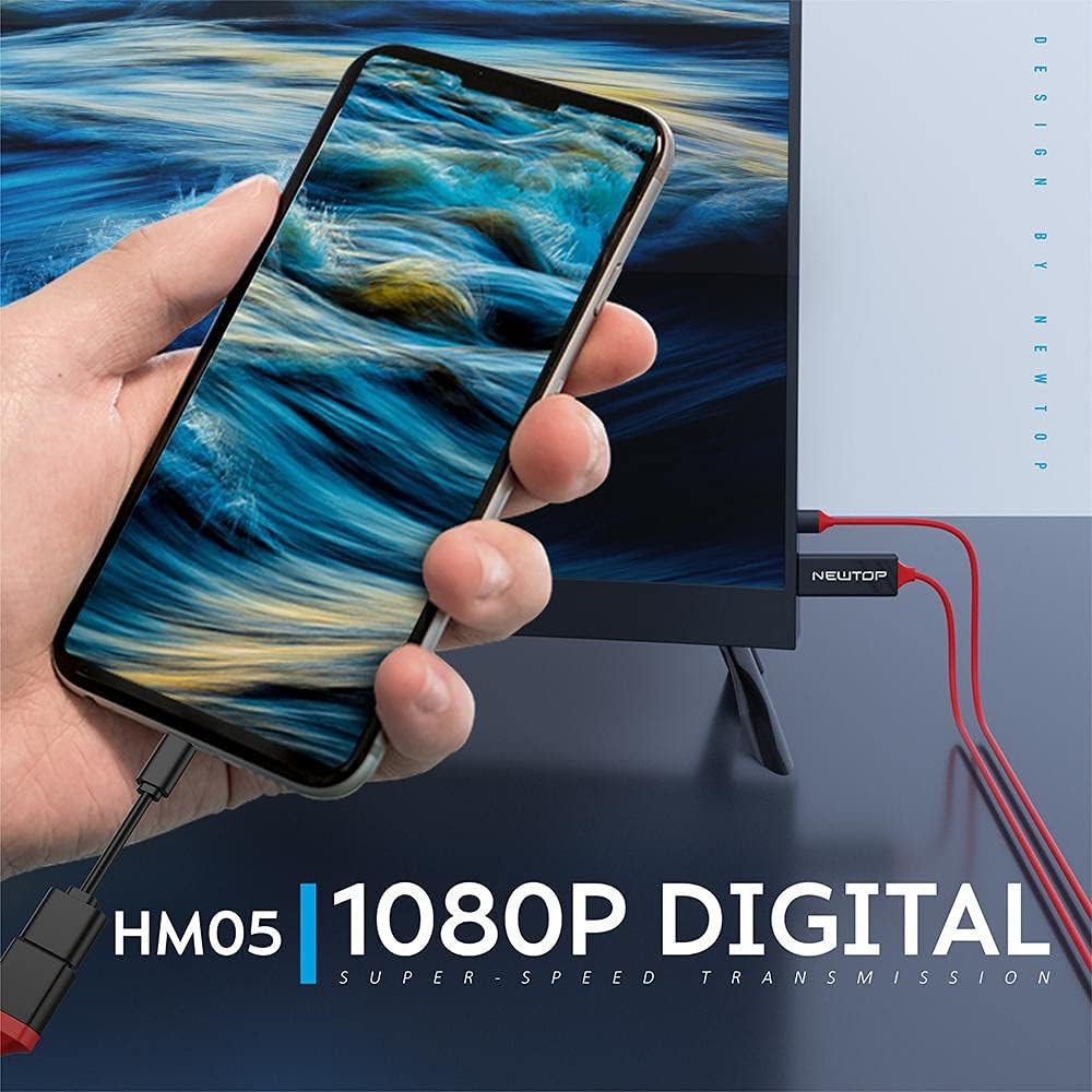 NEWTOP HM05 HDMI zrcalni adapter TV/Monitor/Projektor – Full HD 1080p, USB, MHL za iOS i Android