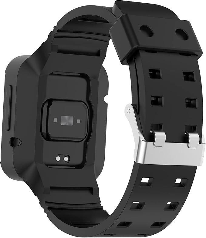 Silikonska zaštita s remenom za Xiaomi Watch Lite 2 – crna
