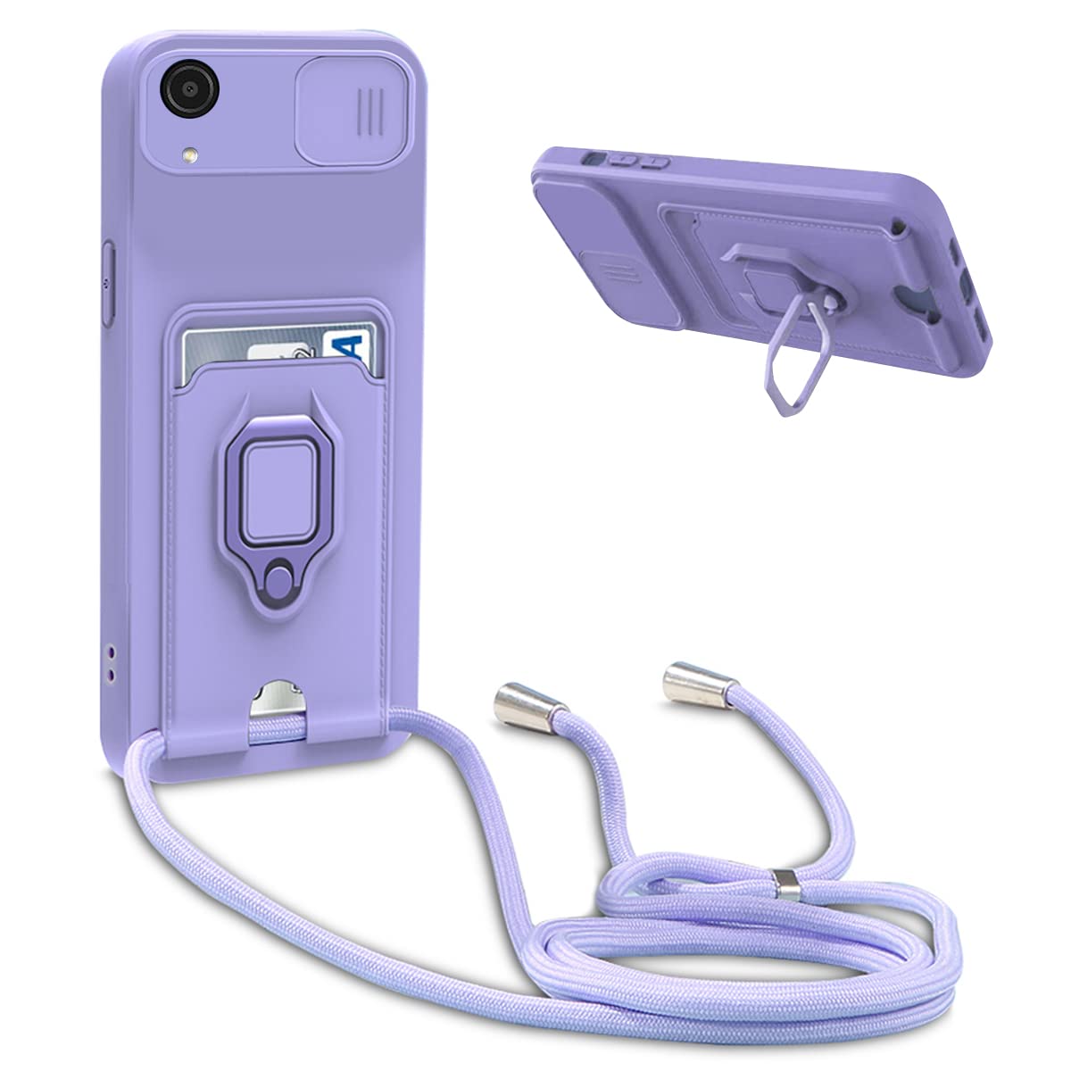 ovitek-bigcousin-samsung-galaxy-a03-core-vrtljivo-stojalo-vijolicna