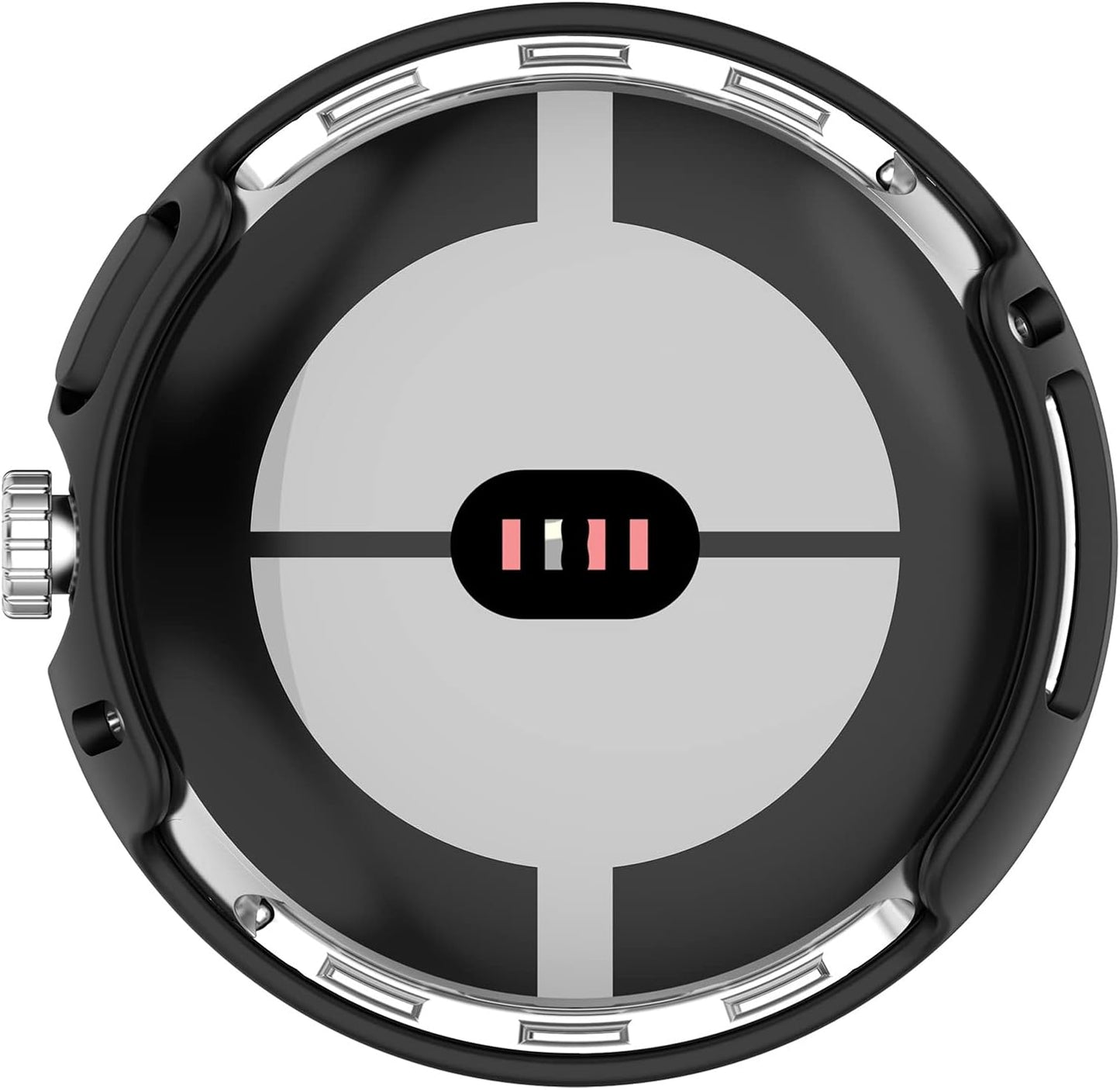Zaščitni ovitek za Google Pixel Watch črn | PC zaščita za pametno uro