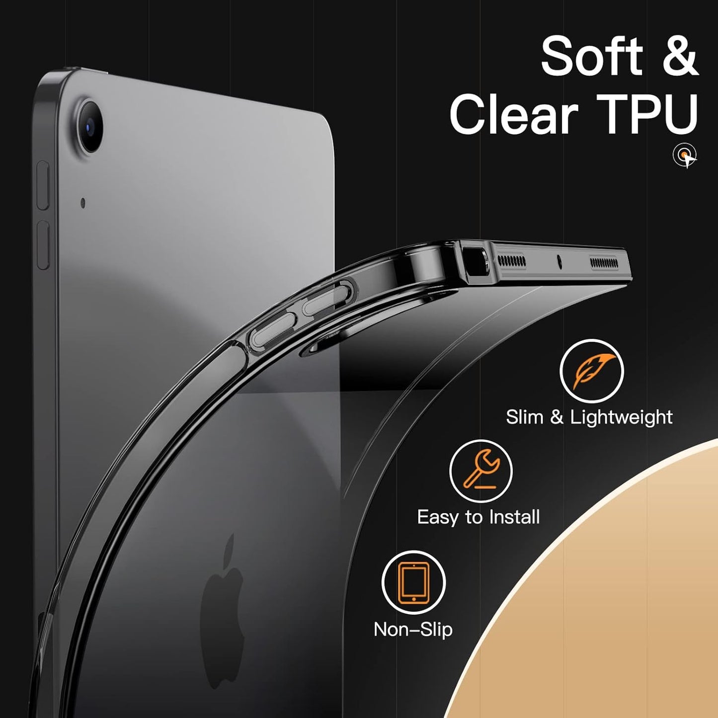 Ovitek ''JETech'' za iPad Air 11" M2/M3 (2024/2025), iPad Air 5/4 (2022/2020 5./4. gen.10,9")