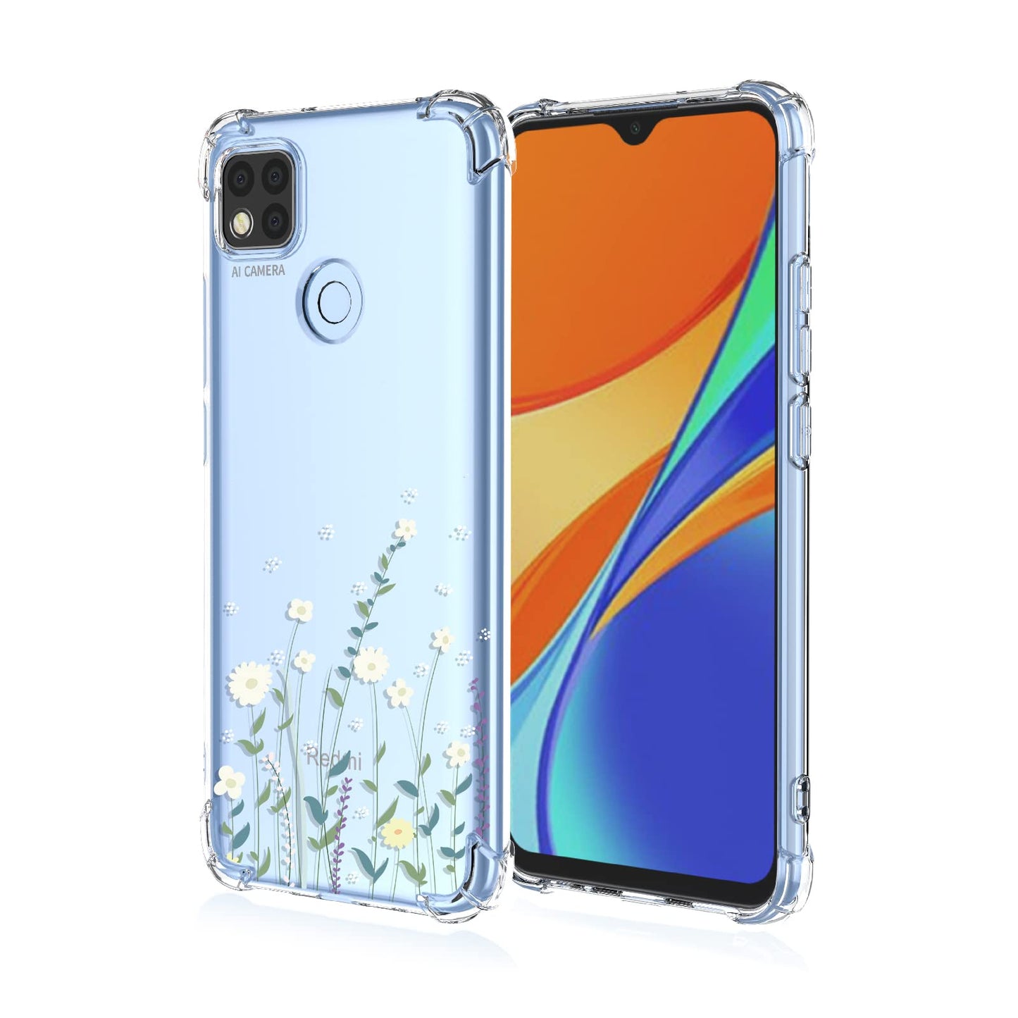 prozoren-ovitek-little-white-roses-xiaomi-redmi-9c-10a