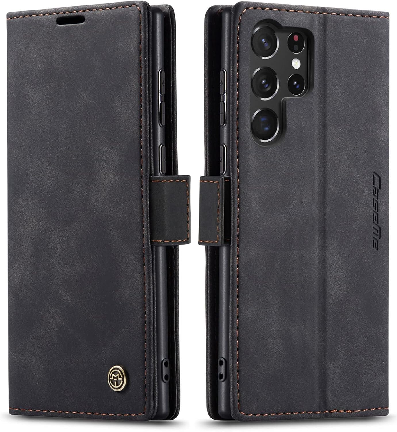 Preklopna torbica „BigCousin” za Samsung Galaxy S23 – crna