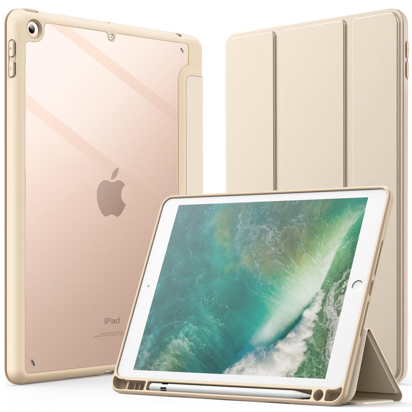 jetech ovitek za ipad 9.7 z drzalom za svincnik bez zlata