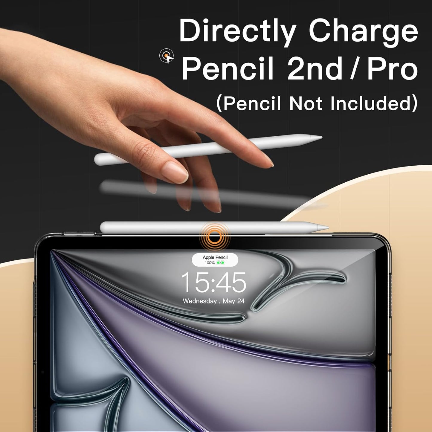 Ovitek ''JETech'' za iPad Air 11" M2/M3 (2024/2025), iPad Air 5/4 (2022/2020 5./4. gen.10,9")