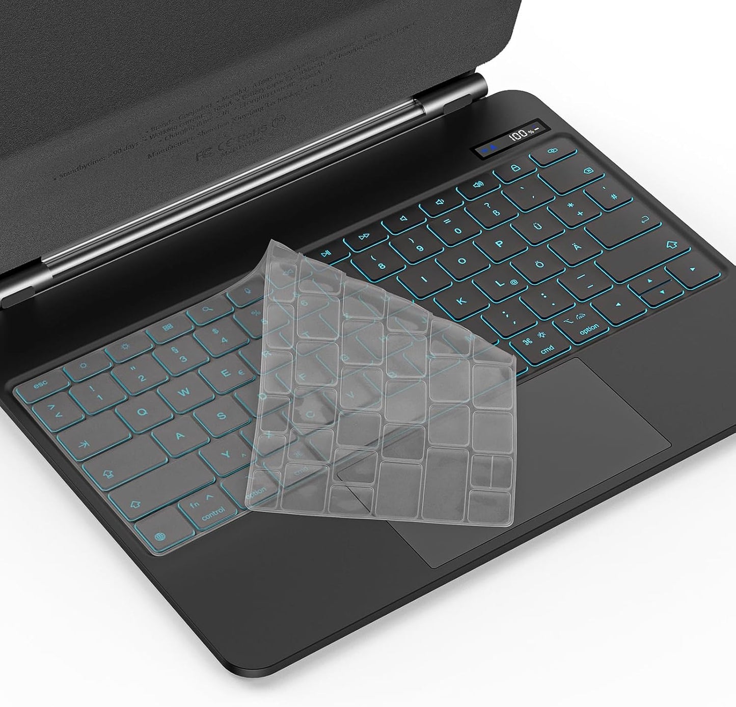 Ovitek z osvetljeno tipkovnico za iPad Air 6. gen.2024 M2 13 "/iPad Pro 12,9"