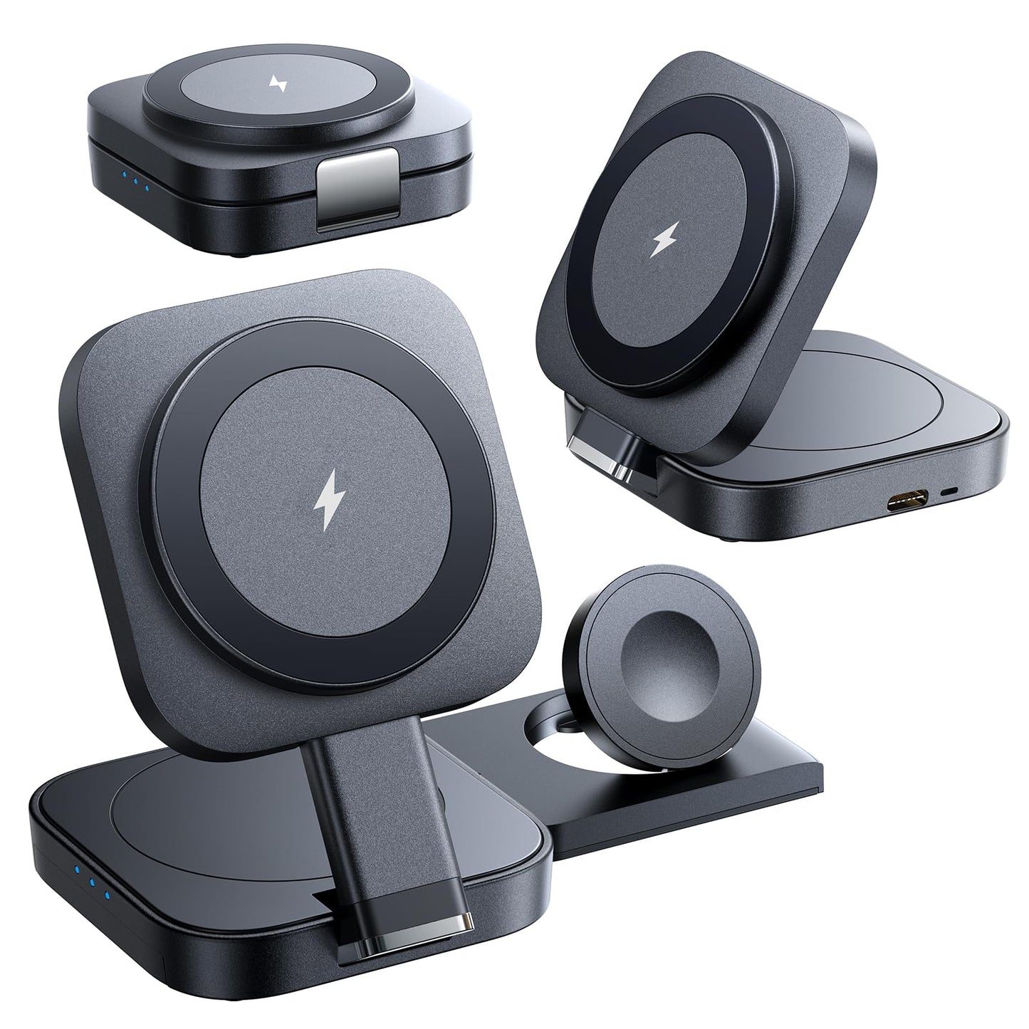 lisen 3v1 magsafe polnilna postaja za iphone apple watch airpods