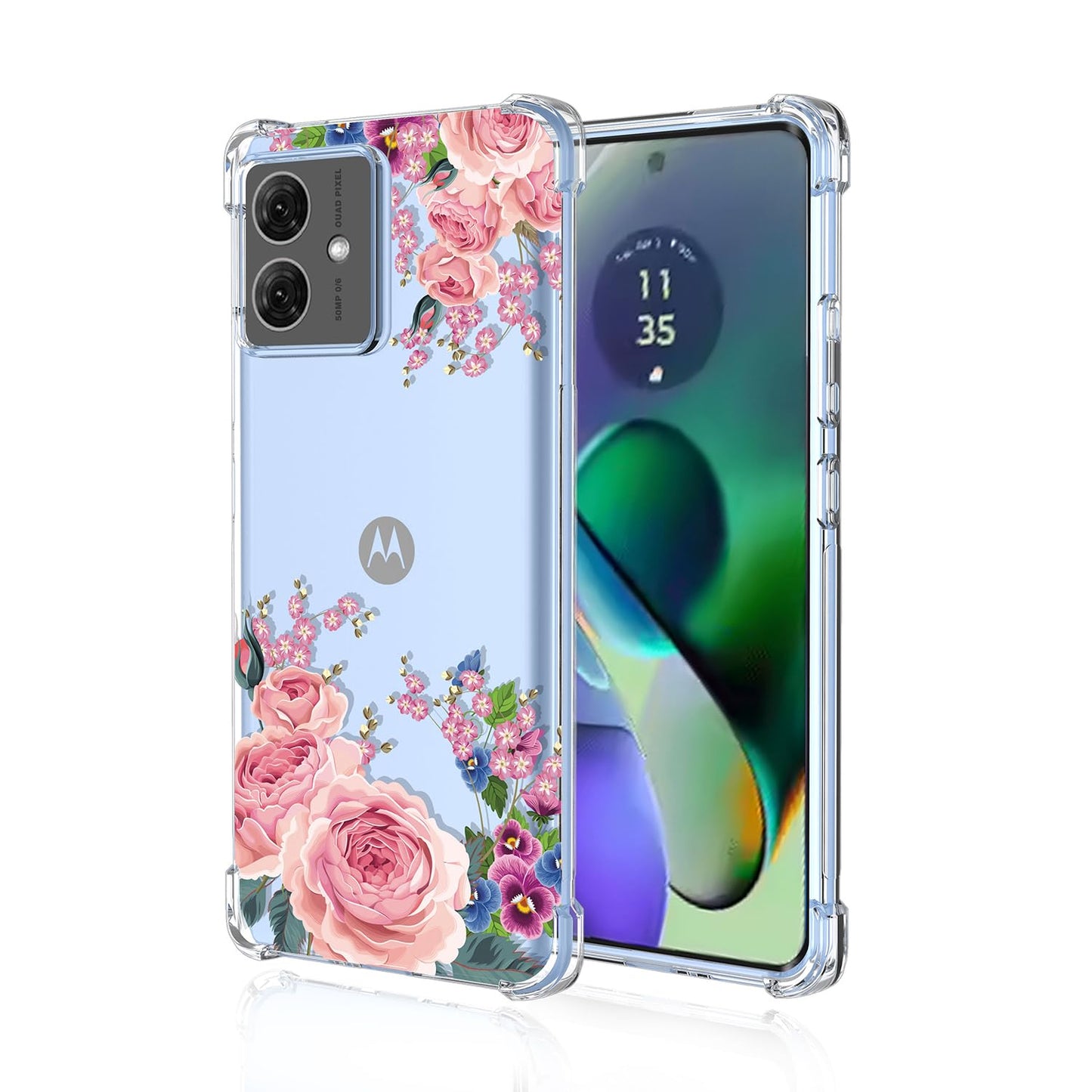 prozoren ovitek garden party za motorola moto g54