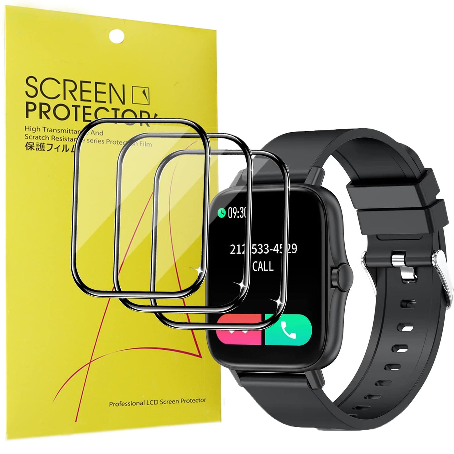 Blueshaweu Screen Protector for Souyie T42 1.7” – HD TPU Screen Protector, 3 Pack