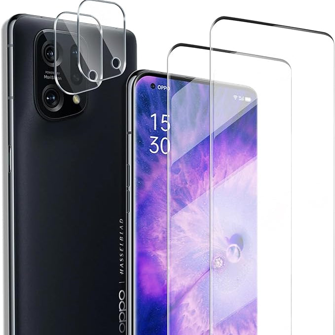 Zaščitno steklo + zaščita kamere za Oppo Find X5 Pro (1+1)