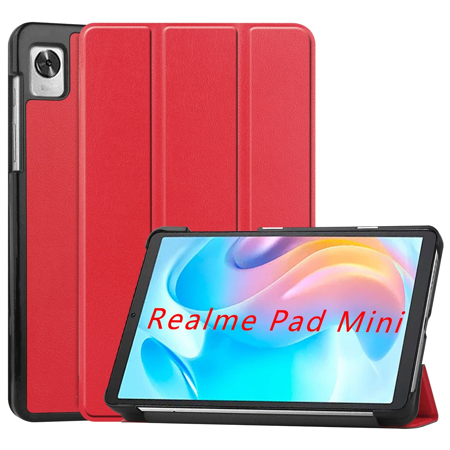 preklopna torbica giopuey za realme pad mini rdeca