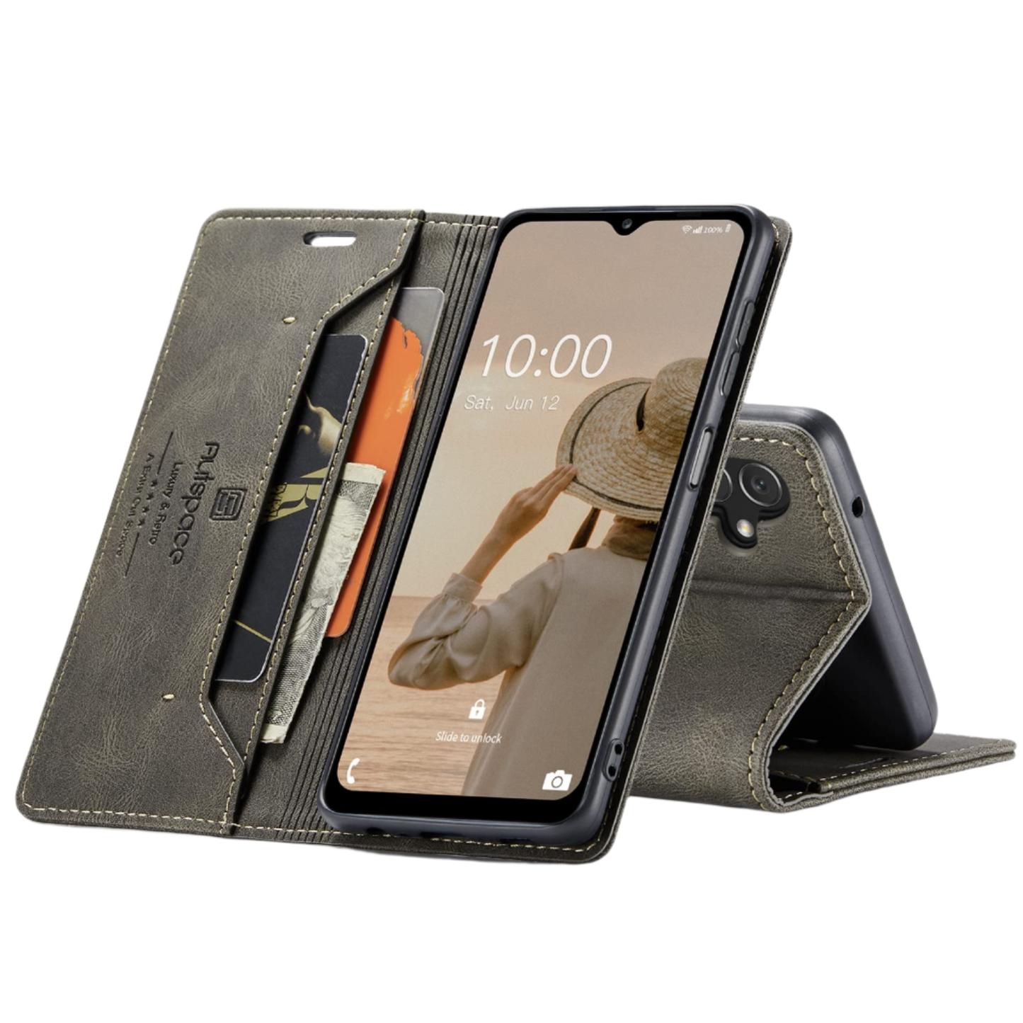 Preklopna torbica Samsung Galaxy A14 5G – Infostyle – Rjava