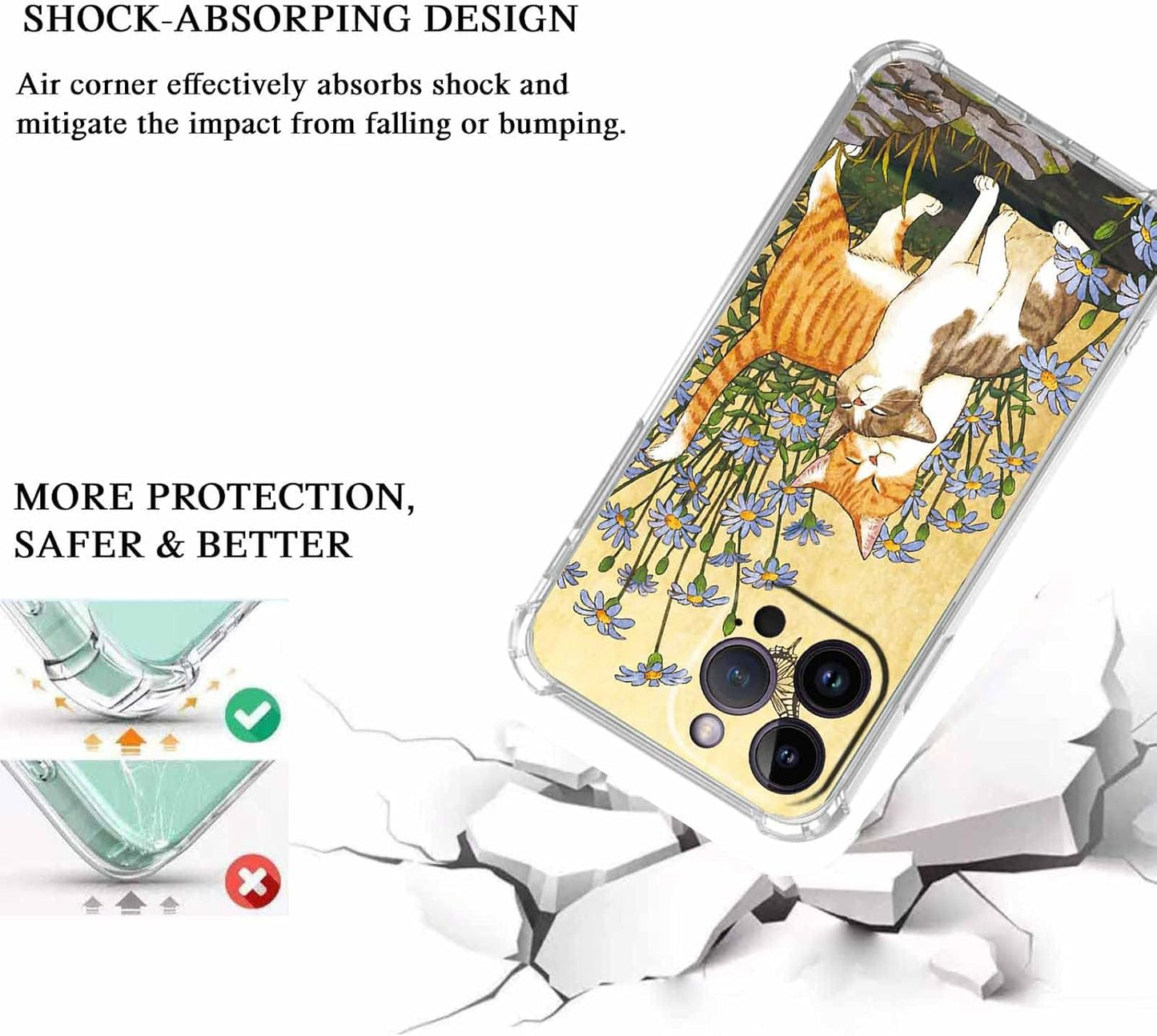Ovitek za telefon "Cat Flower" iPhone 14 Pro Max – Infostyle