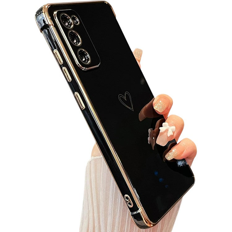 Ovitek za telefon ''Gold Heart'' za Samsung Galaxy S20 Fe – Infostyle