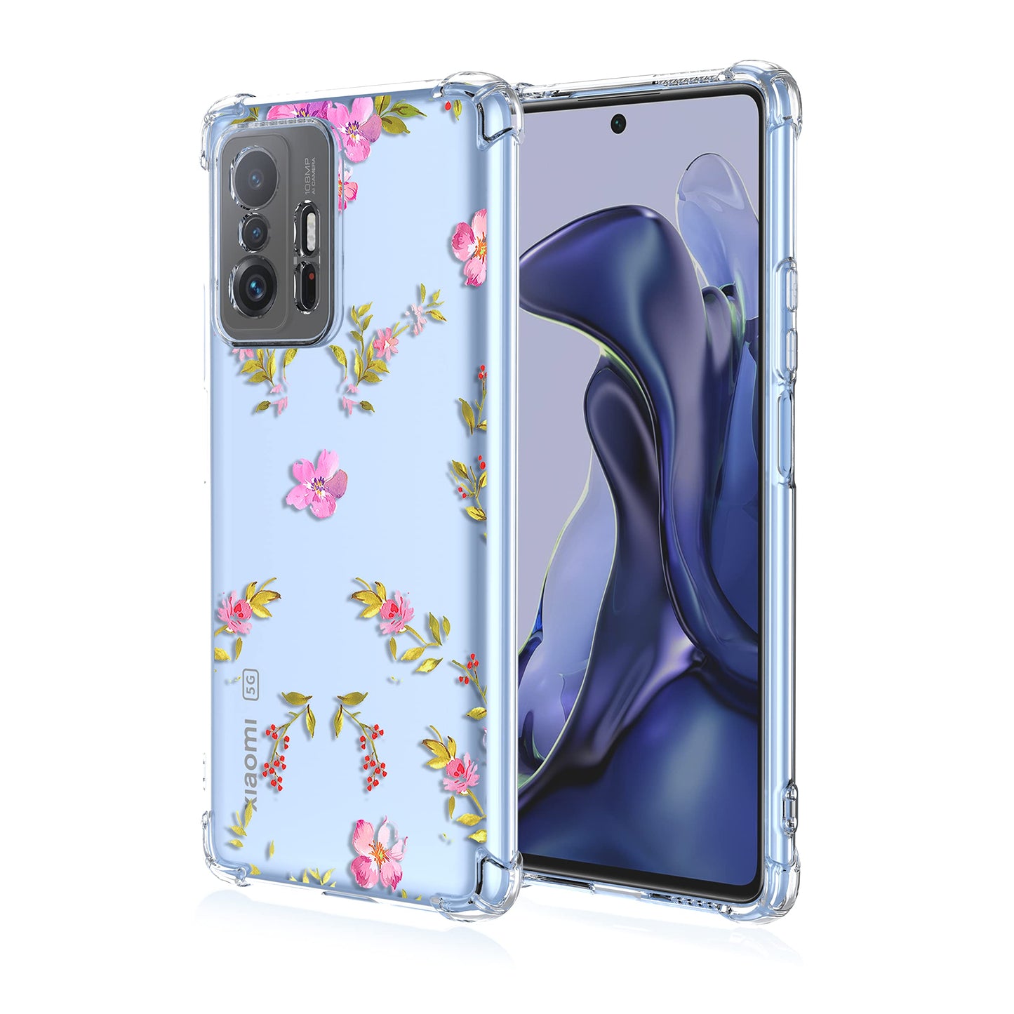 Silicone Case Peach Blossom for Xiaomi 11T / 11T Pro