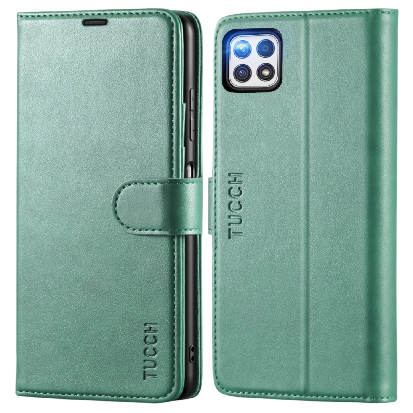 Preklopna torbica "TUCCH" Samsung Galaxy A22/A22s 5G – Zelena