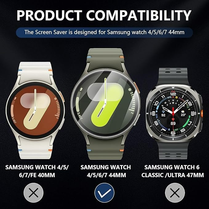 Zaščita zaslona za Samsung Galaxy Watch 7/6/5/4 44 mm – Infostyle
