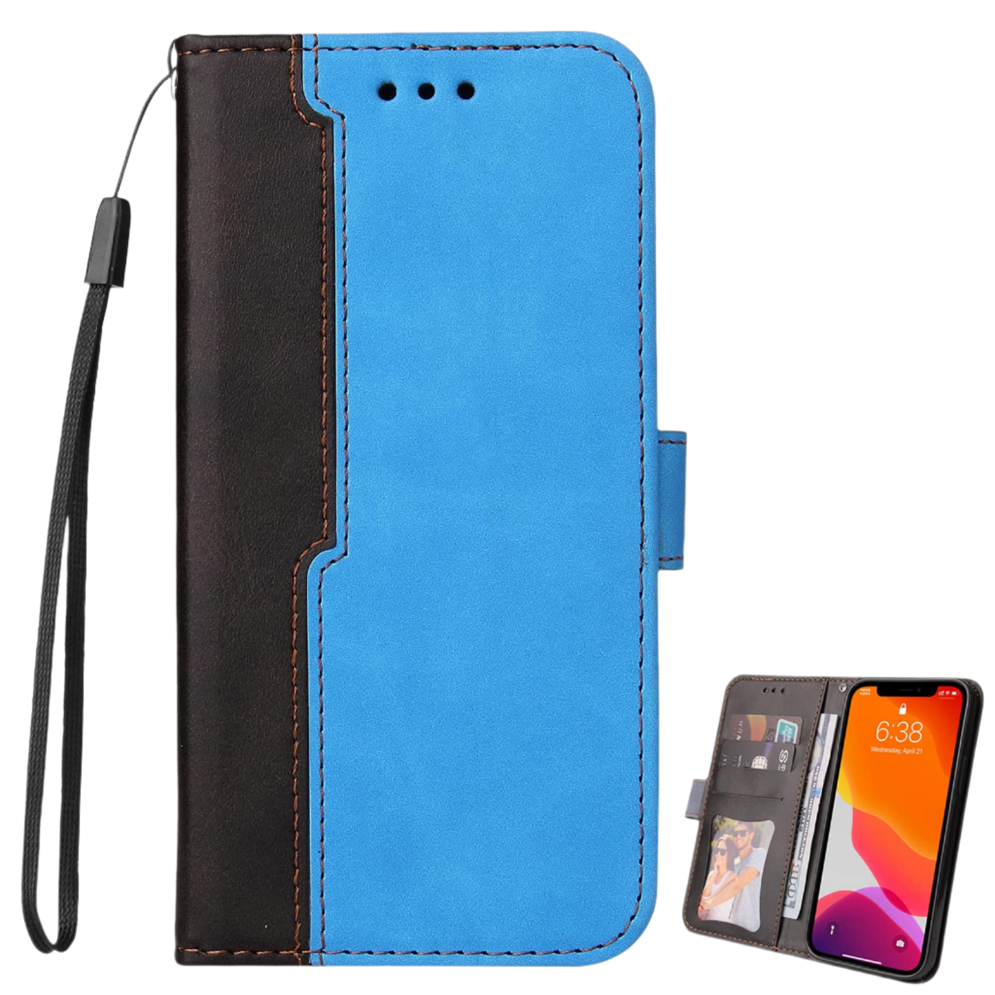 Preklopna torbica "BAILI " Samsung Galaxy M33 – Infostyle – Modra